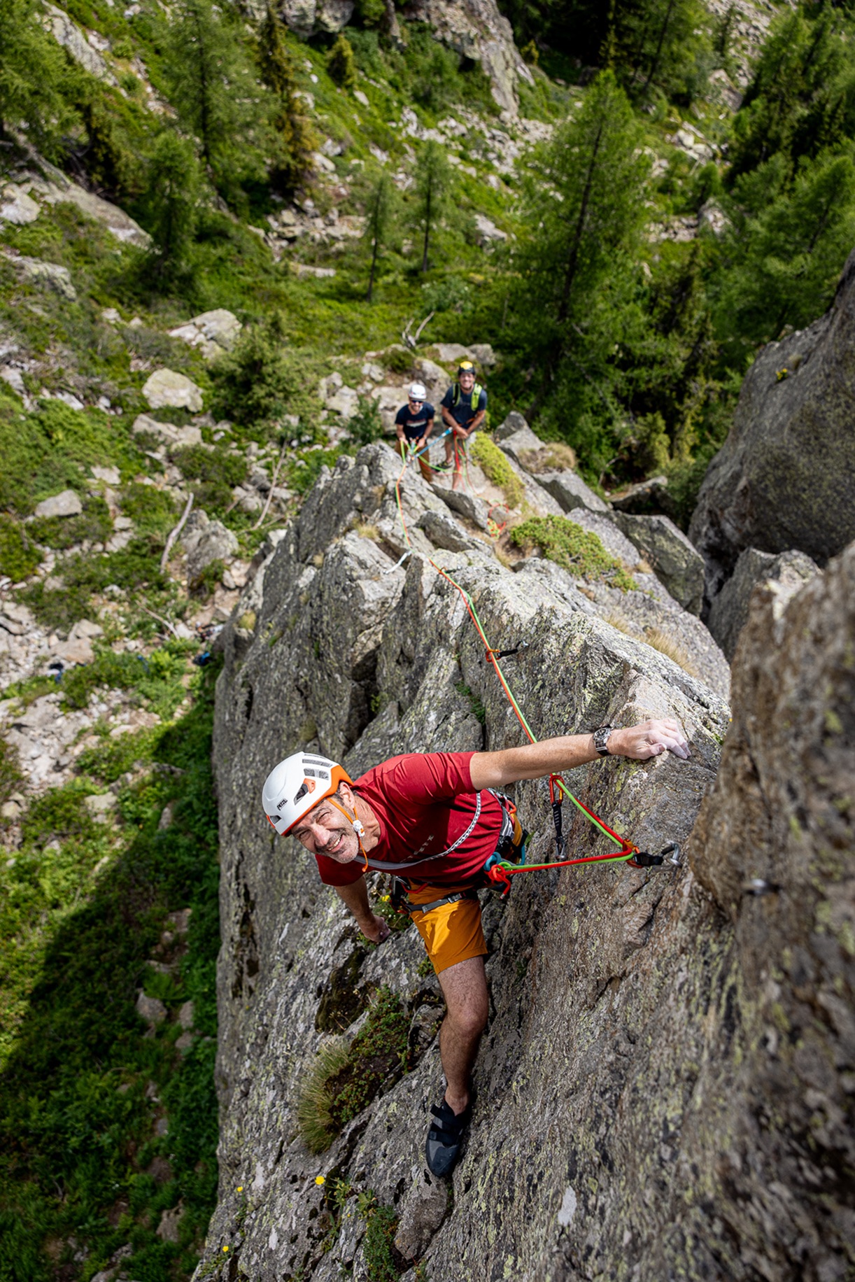 ESCALADE GRANDES VOIES AVEC SCARPA